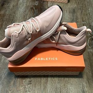 Fabletics Pink/Rose Gold Performance Sneakers